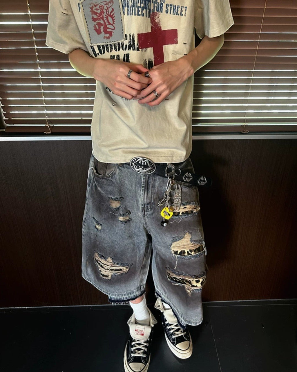 LUUUCAM Rage Distressed Tee - SWAGLAB
