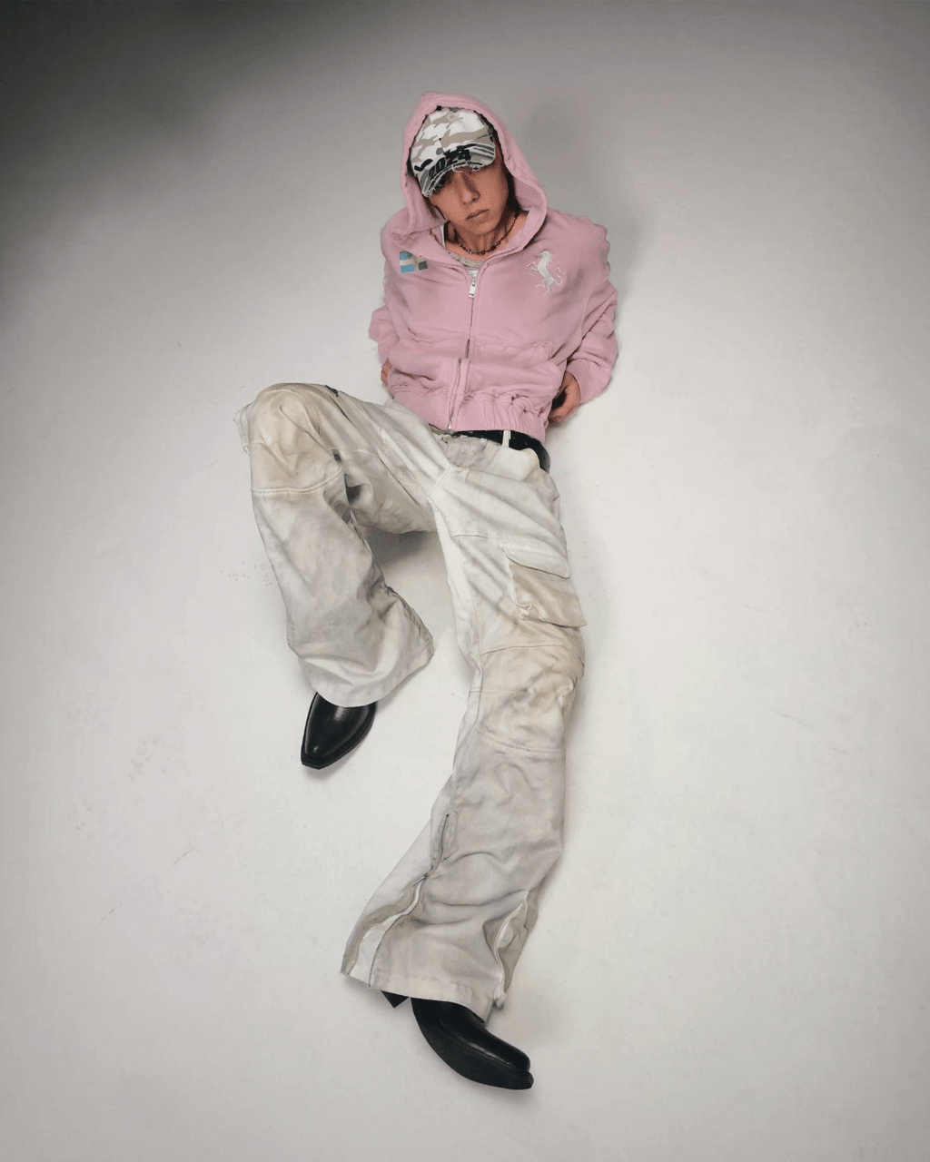KLICK CLAK Washed Zip Hoodie - SWAGLAB