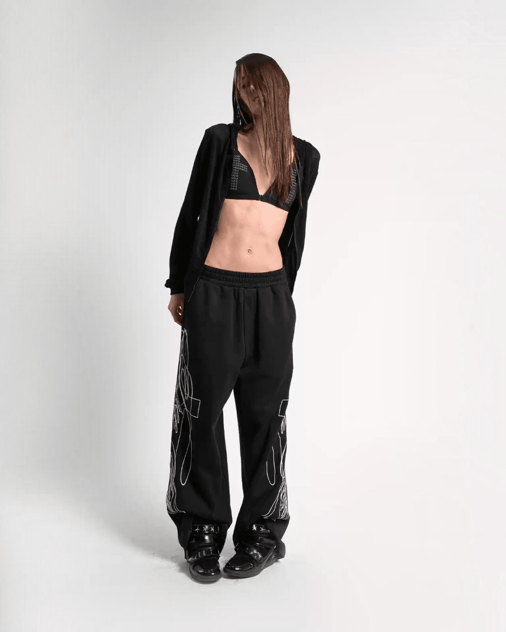 NoE Embroidered Baggy Sweatpants - SWAGLAB