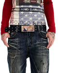 SEE Graphic Buckle Belt