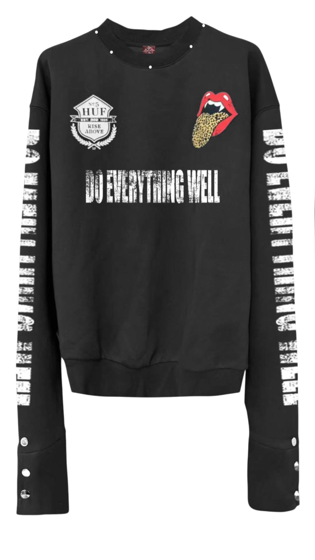 DETW Leopard Tongue Sweatshirt