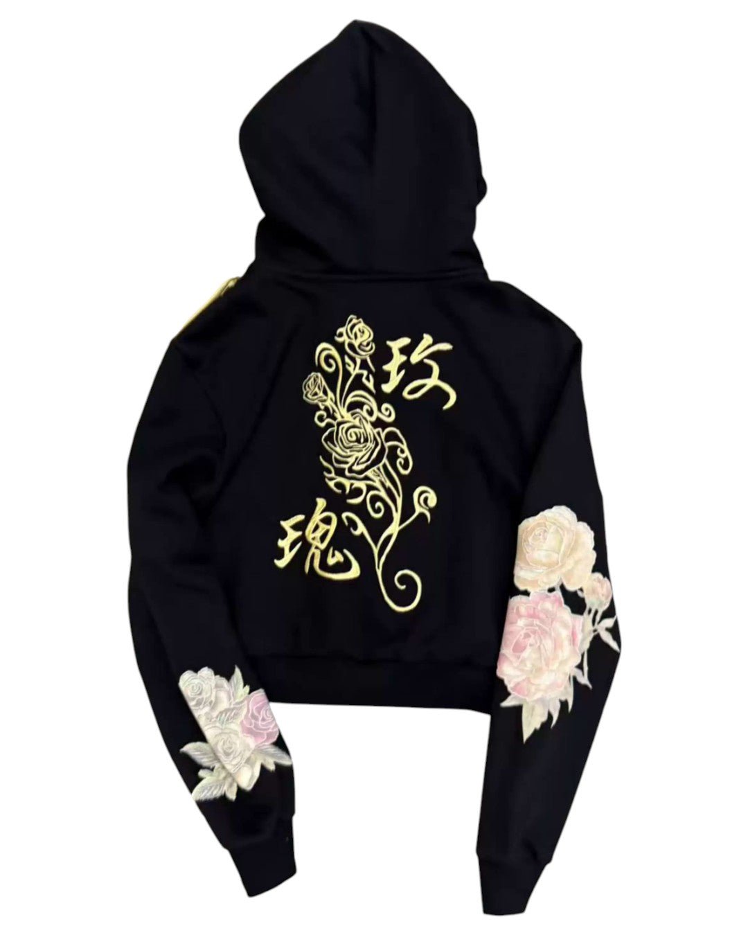 CHAI 26W Frog-Button Zip Hoodie - SWAGLAB