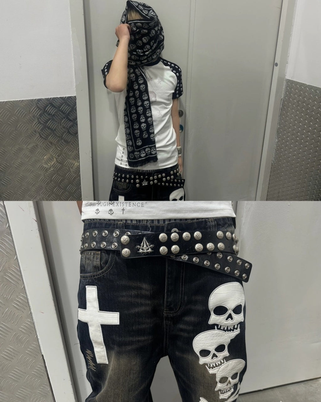 COLDASIA Black Cross Jeans - SWAGLAB