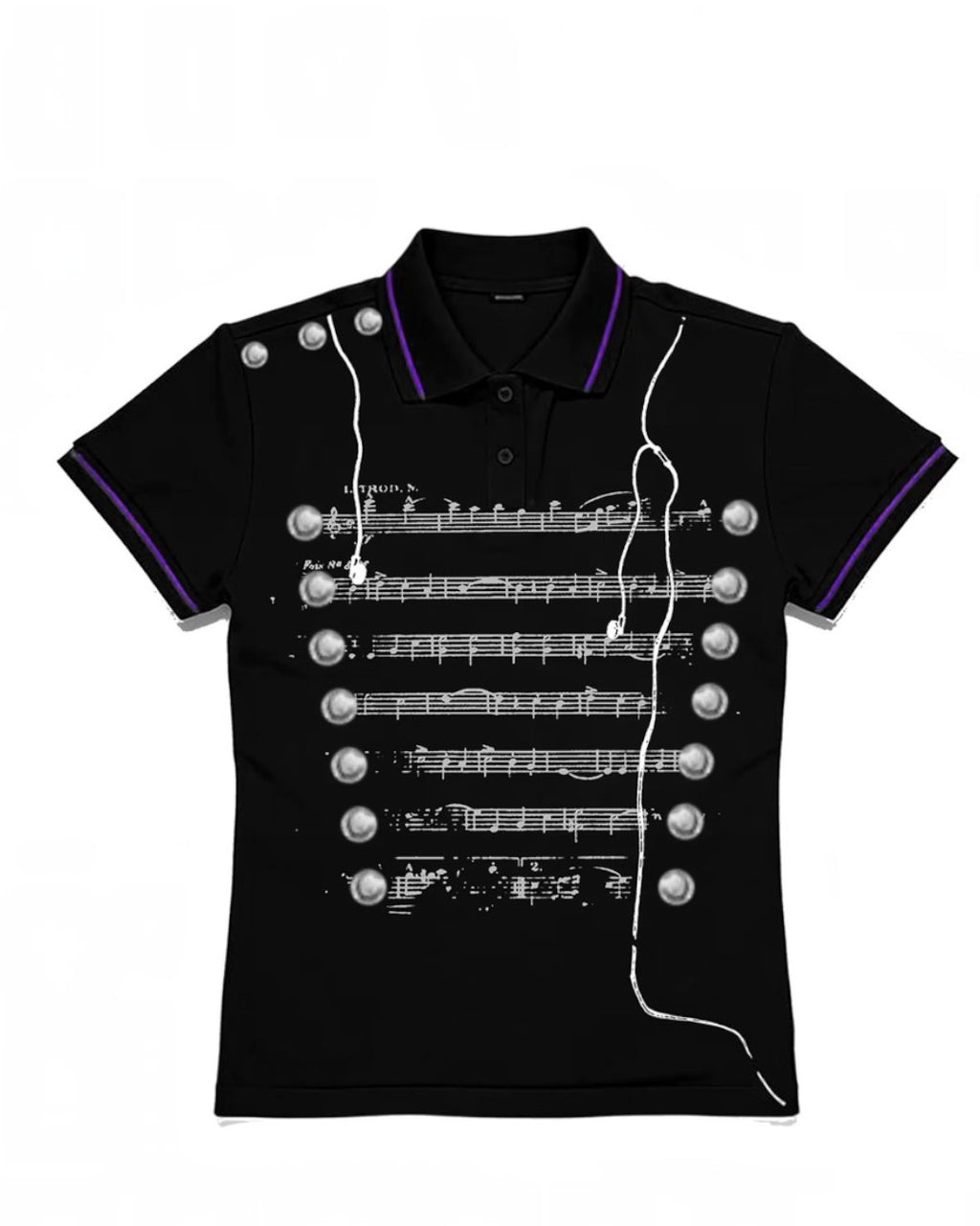 PAIKI Music Note Polo Tee - SWAGLAB