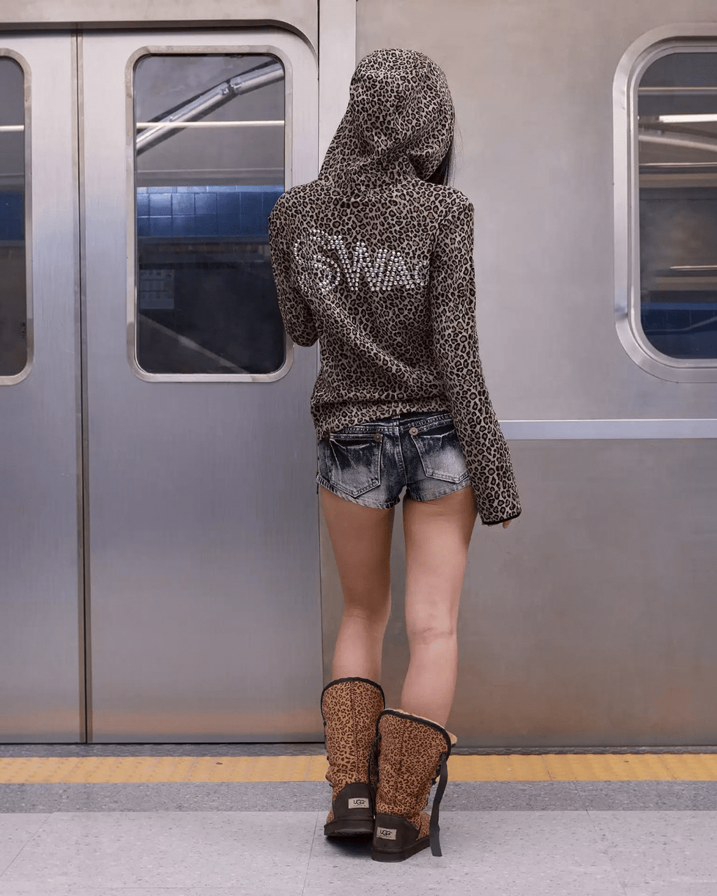 NumbAsia Leopard Zip Hoodie - SWAGLAB
