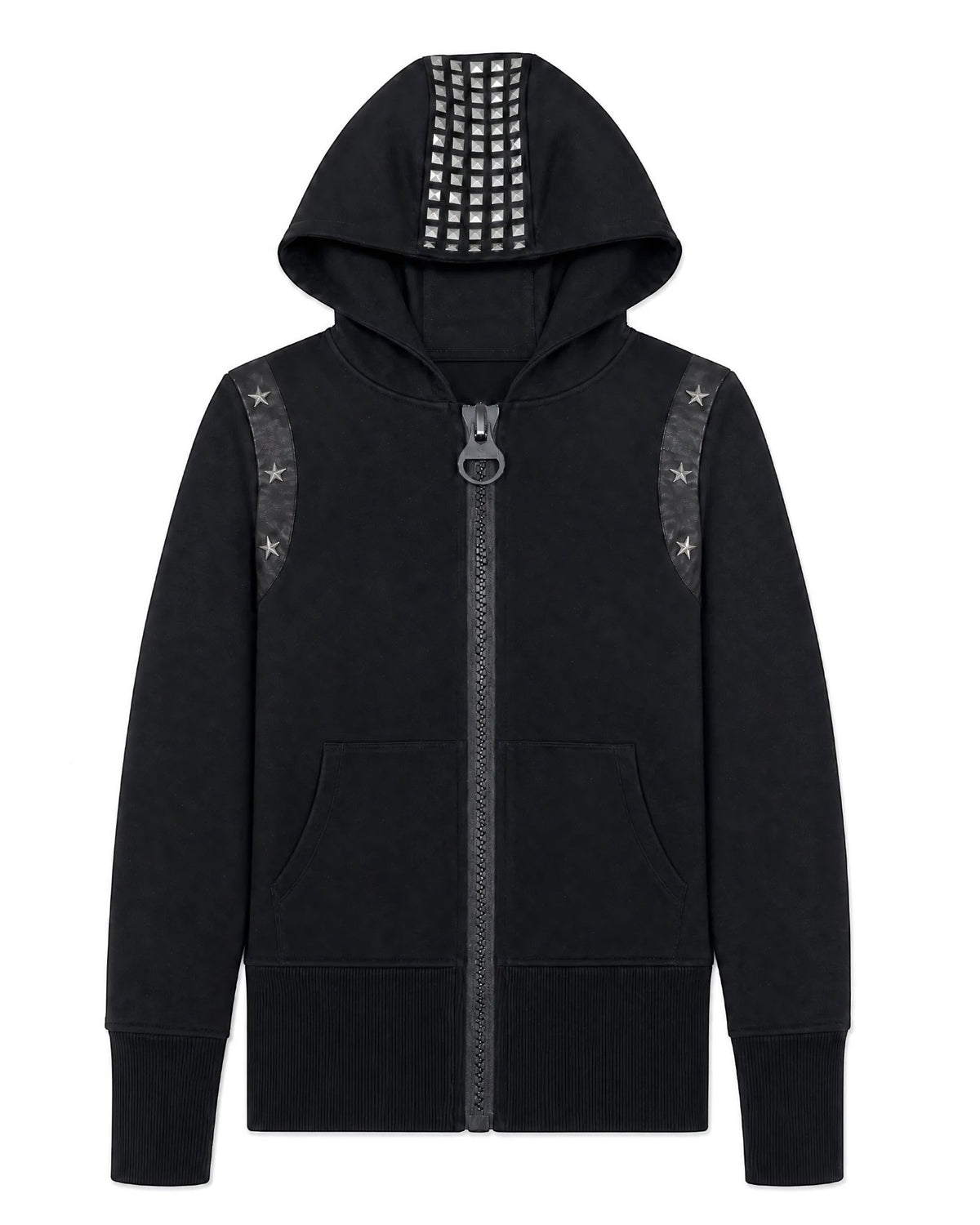 Numb Asia Stud Zip Hoodie - SWAGLAB