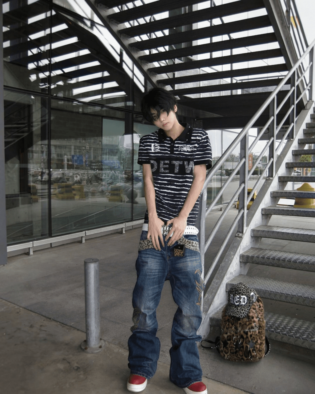 NUMBASIA Tribal Flare Denim - SWAGLAB