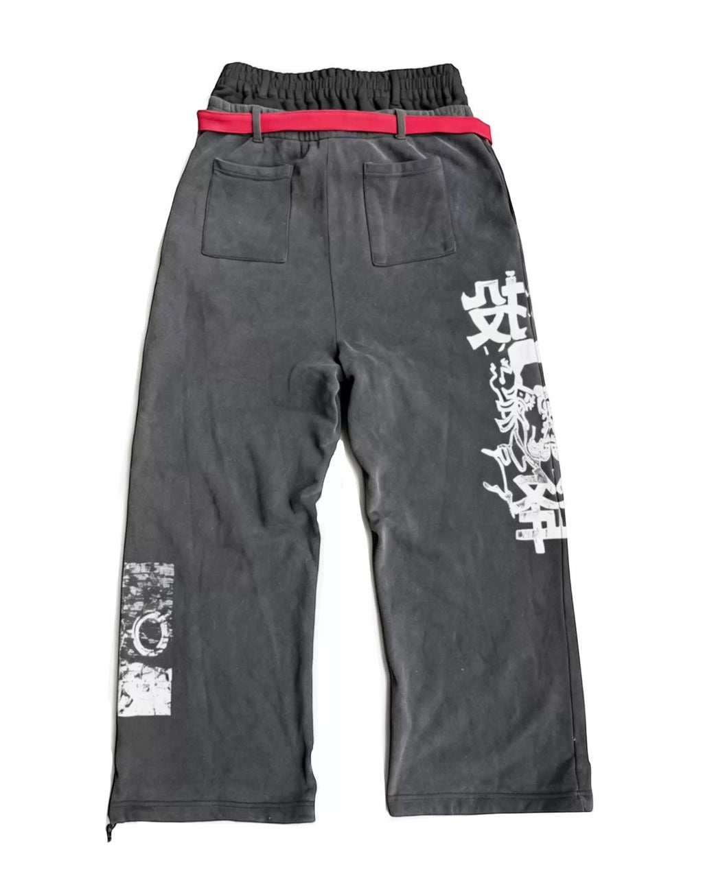 INTOWANG Double-Waist Baggy Pants - SWAGLAB