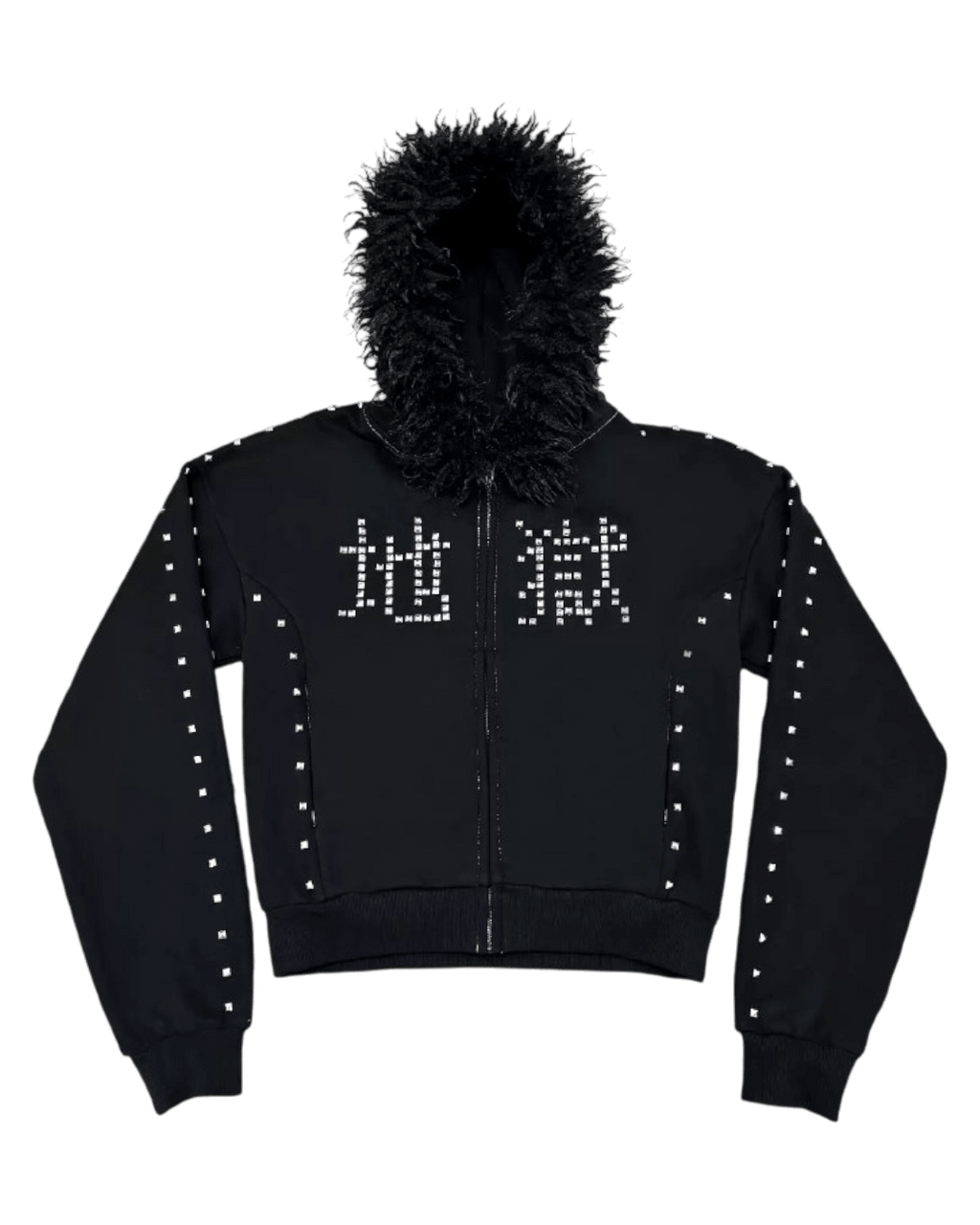BORN1NH3LL Zip Hoodie - SWAGLAB