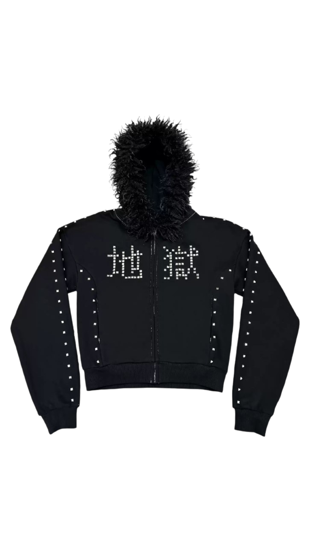 BORN1NH3LL  Zip Hoodie