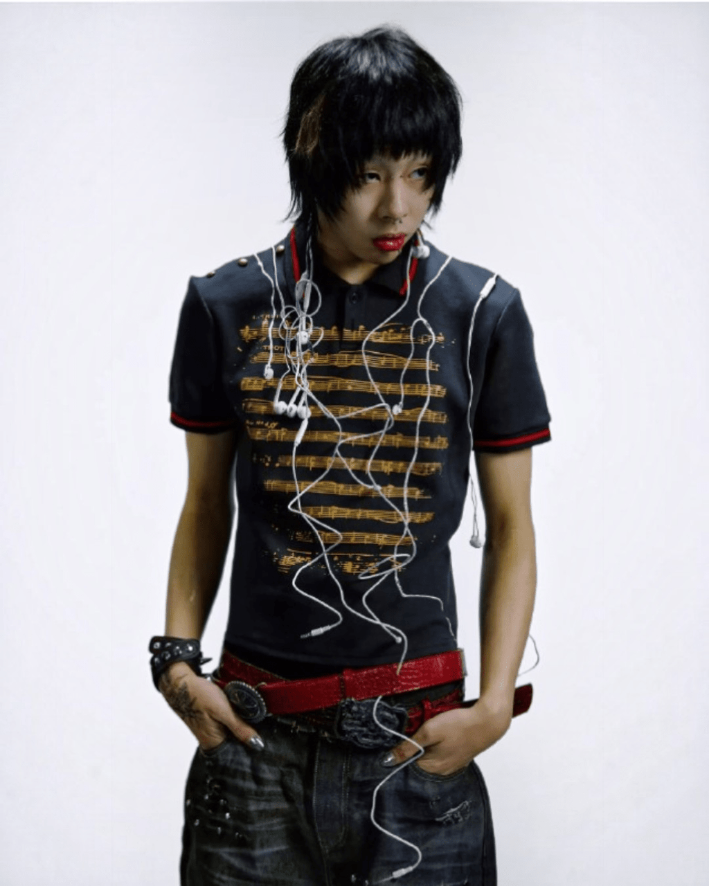 PAIKI Music Note Polo Tee - SWAGLAB