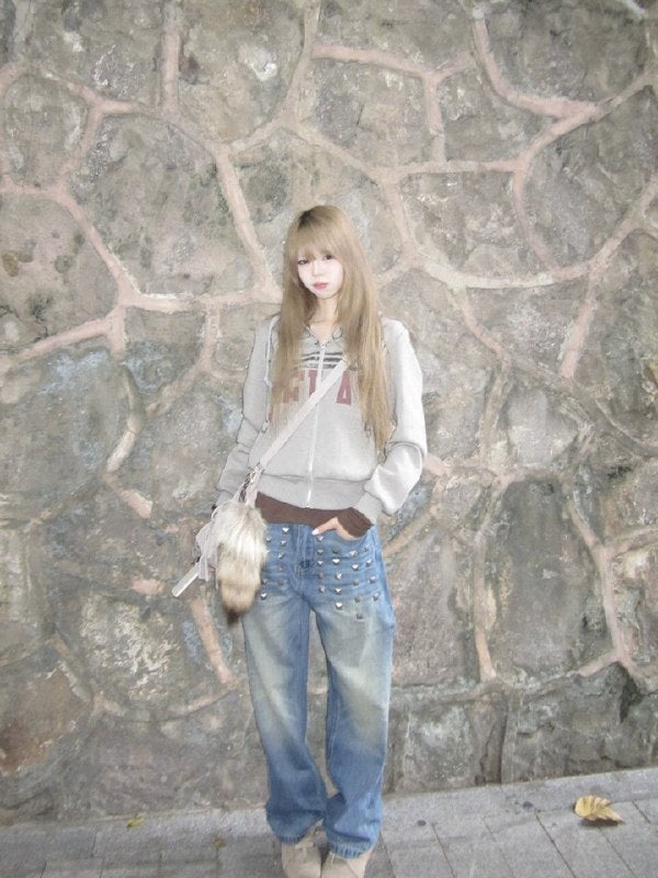 RUDEBRAT Washed Baggy Jeans