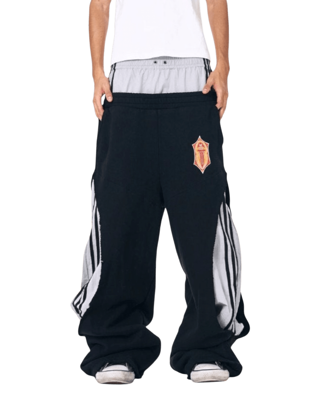FOURTH3EX Double Waist Pants - SWAGLAB