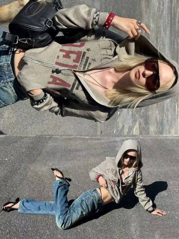 NoE Washed Zip Hoodie