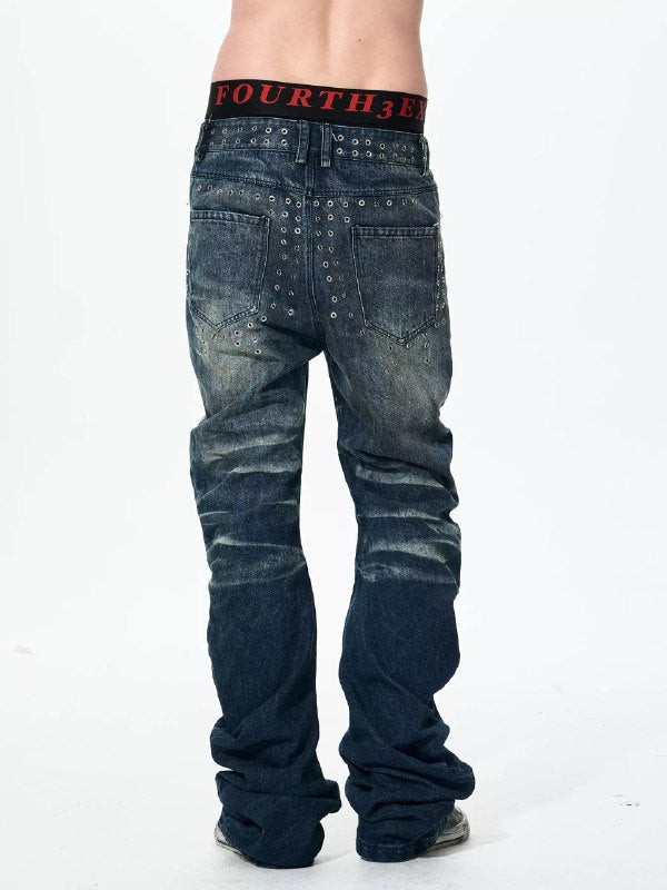 Knife-Cut Jeans