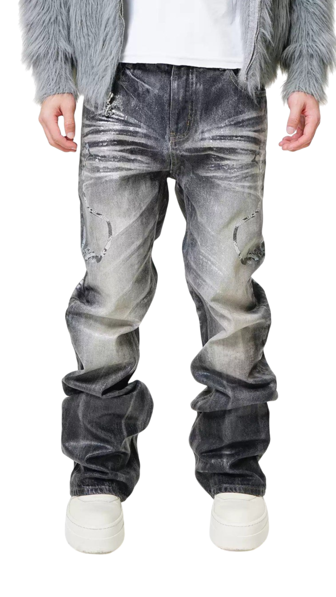 Stacked Flared Jeans