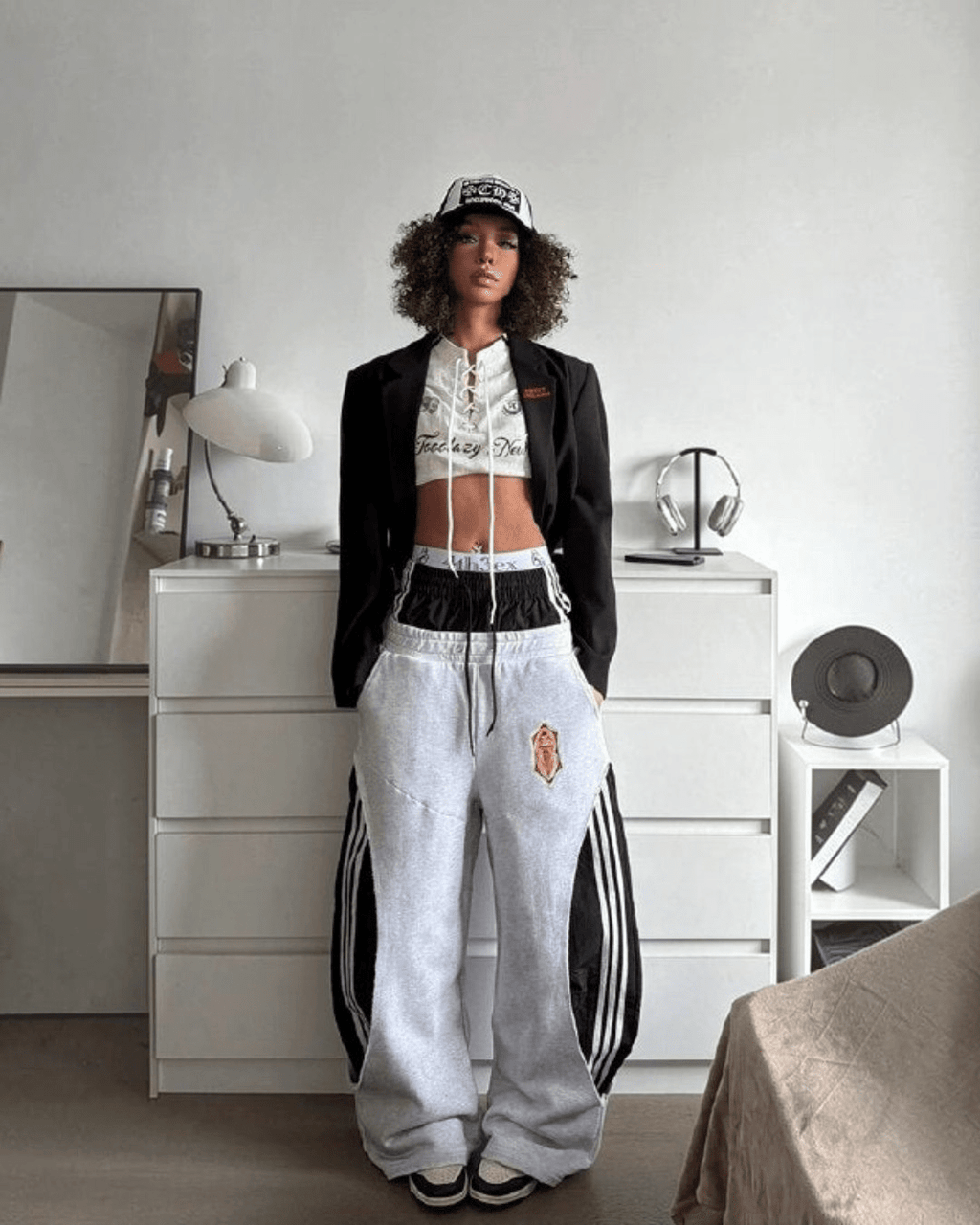 FOURTH3EX Double Waist Pants - SWAGLAB