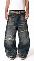 Patch Baggy Denim