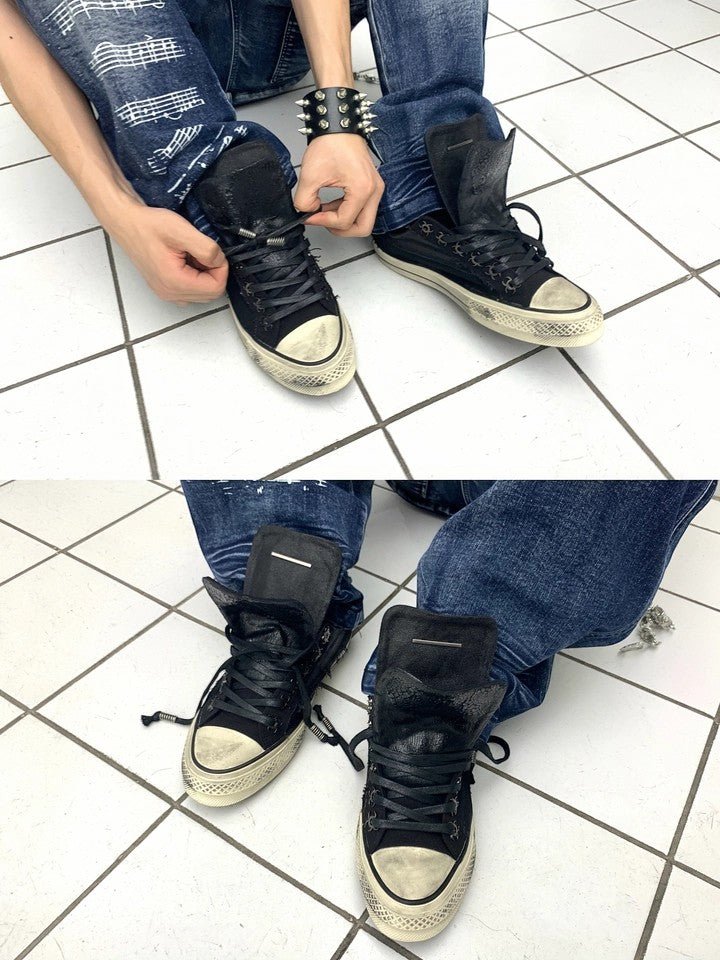 CinderVein Metal-Toe Sneakers - SWAGLAB