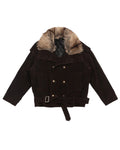 TREclub 25FW Padded Double-Breasted Detachable Fur Jacket - SWAGLAB