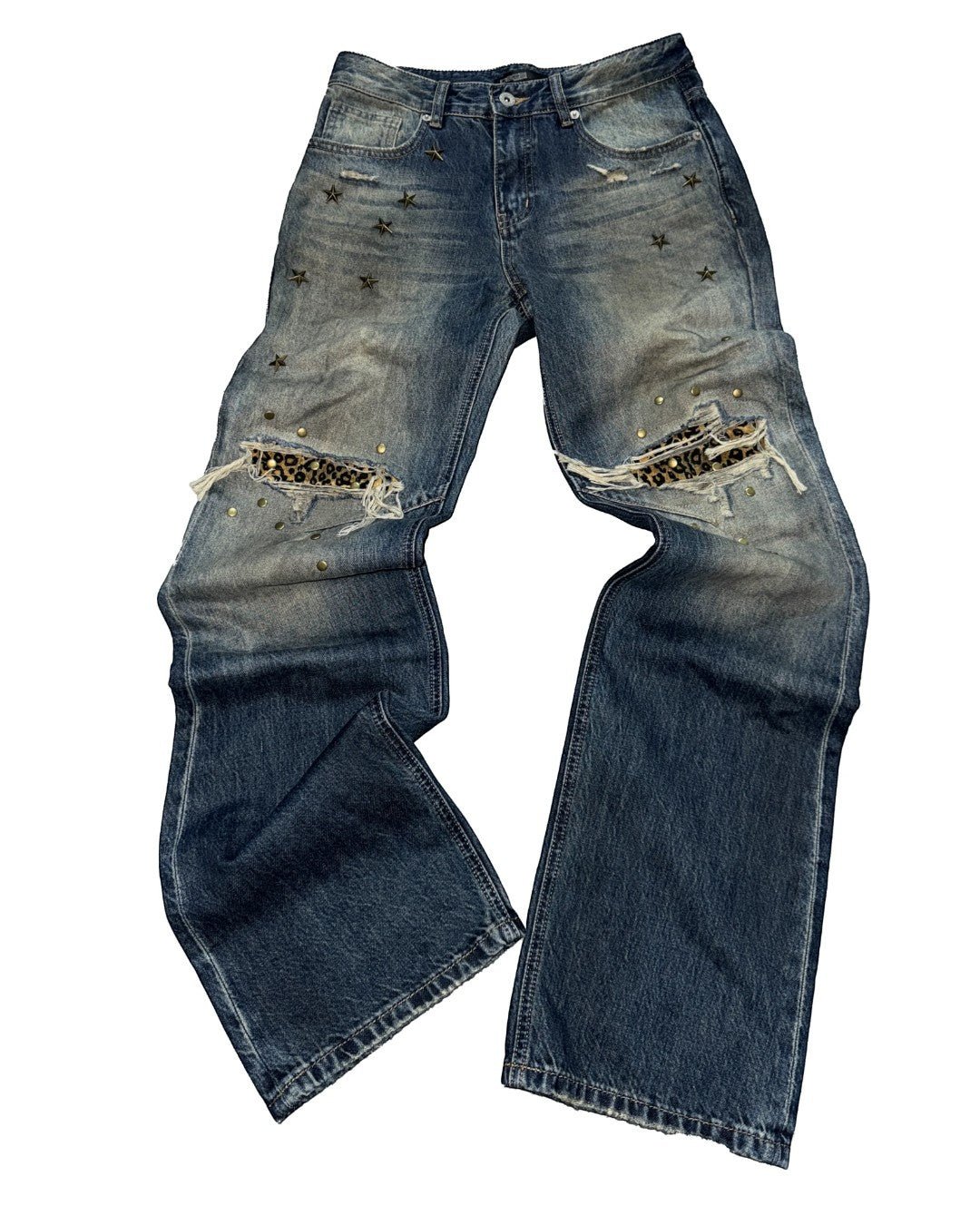 NoE Star Studded Jeans - SWAGLAB