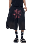 Fourth3ex Print Long Shorts