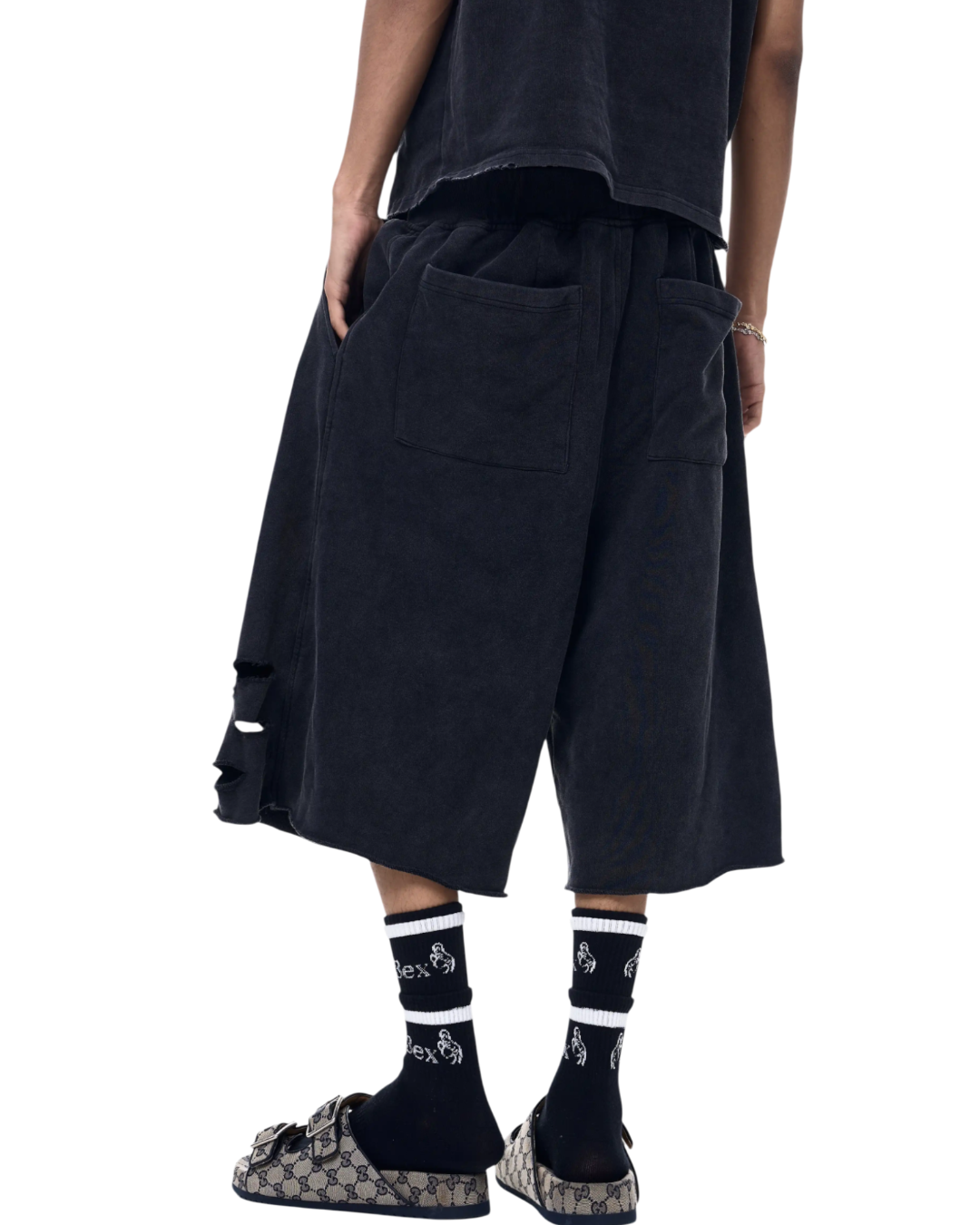 Fourth3ex Print Long Shorts