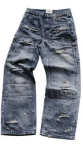 Ash Distressed Flared Jeans